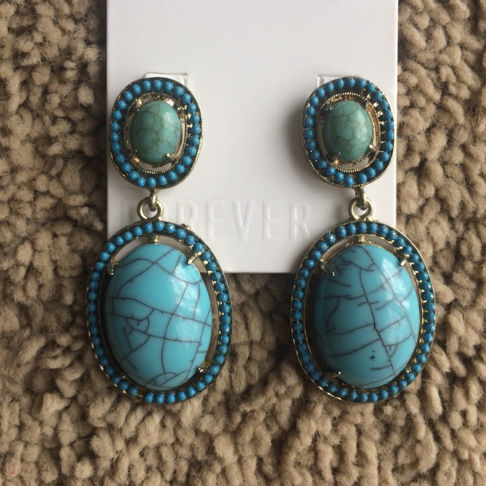 Turquoise Long Earring